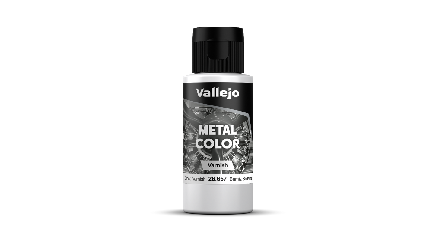 26657 Metal Color Barniz Brillante 60ml. modelismo Vallejo