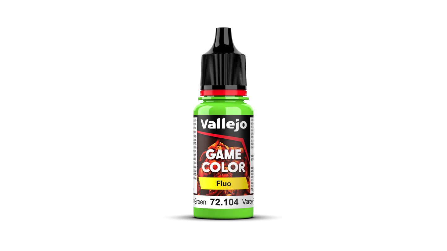 72104 Game Color Fluo Verde Fluorescente