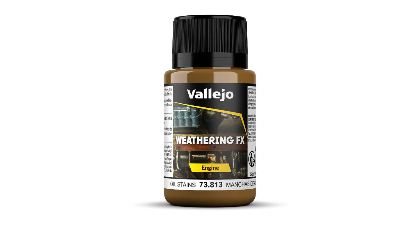 73813 WeatheringFX Manchas de Aceite modelismo Vallejo