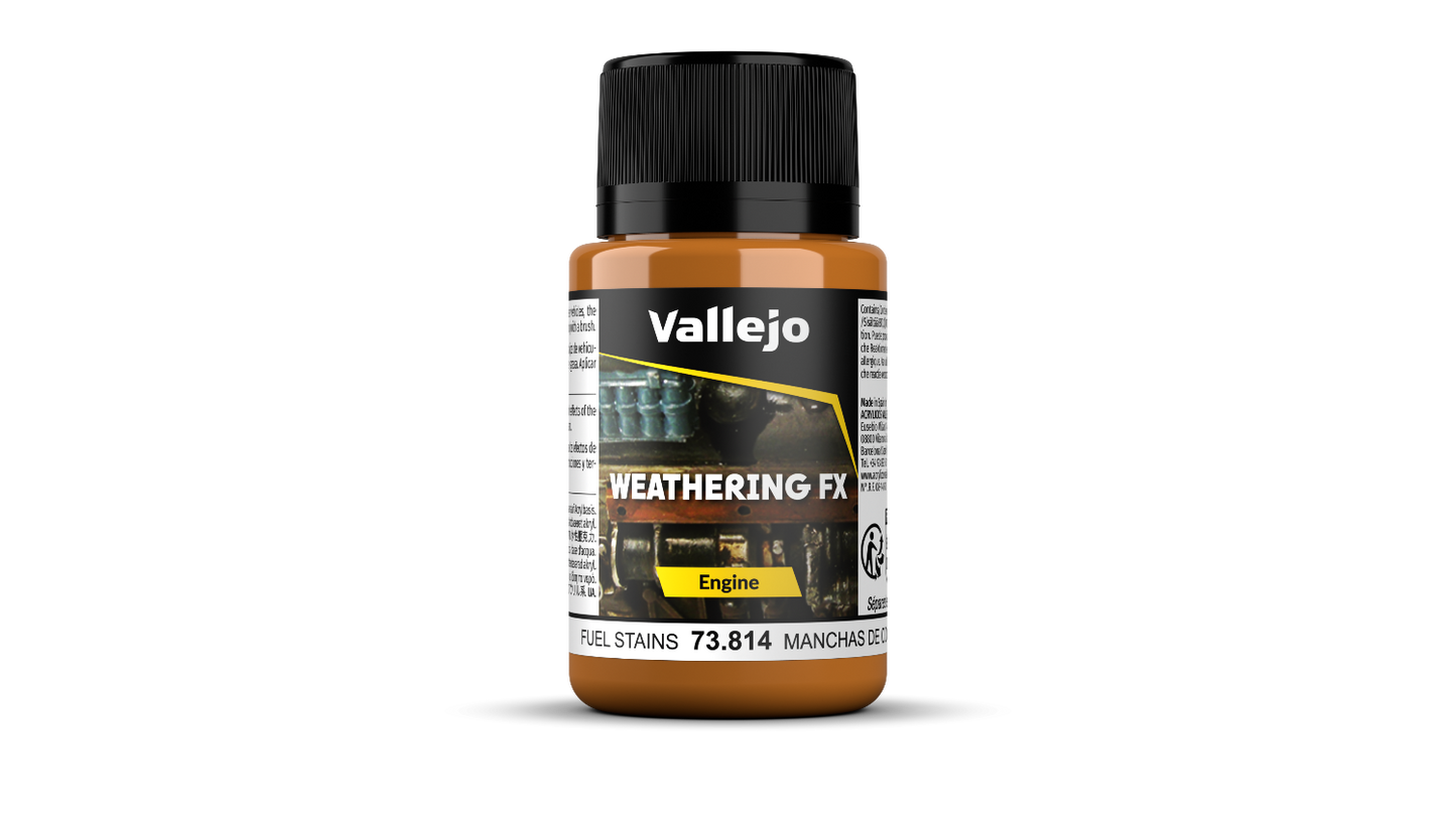73814 WeatheringFX Manchas de Combustible modelismo Vallejo