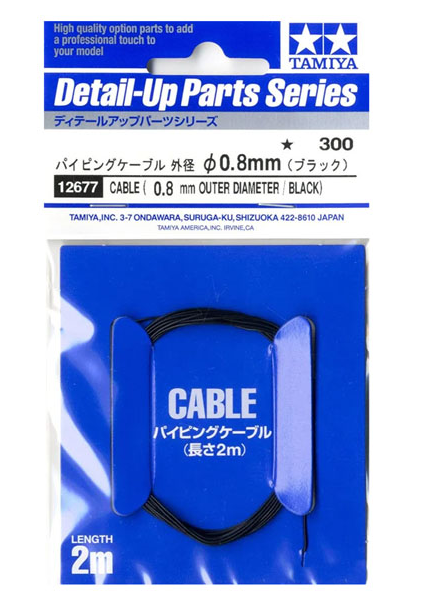 12677 Cable Outer Negro 0.8mm