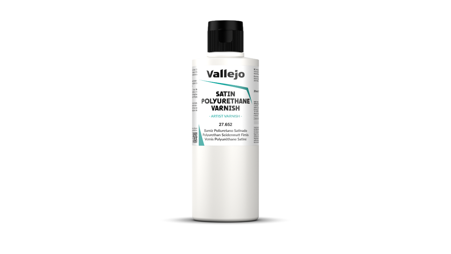 27652 Barniz Poliuretano Satinado 200ml. Vallejo modelismo