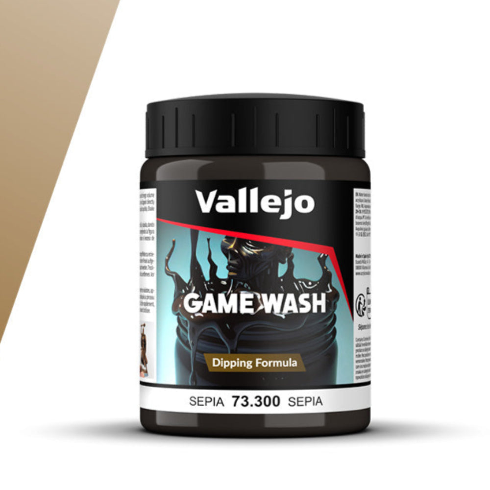 73300 Game Wash Sepia modelismo Vallejo