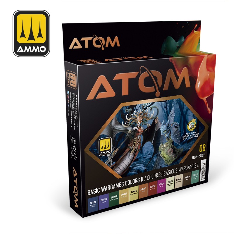 ATOM.20707 Colores Básicos Wargames II