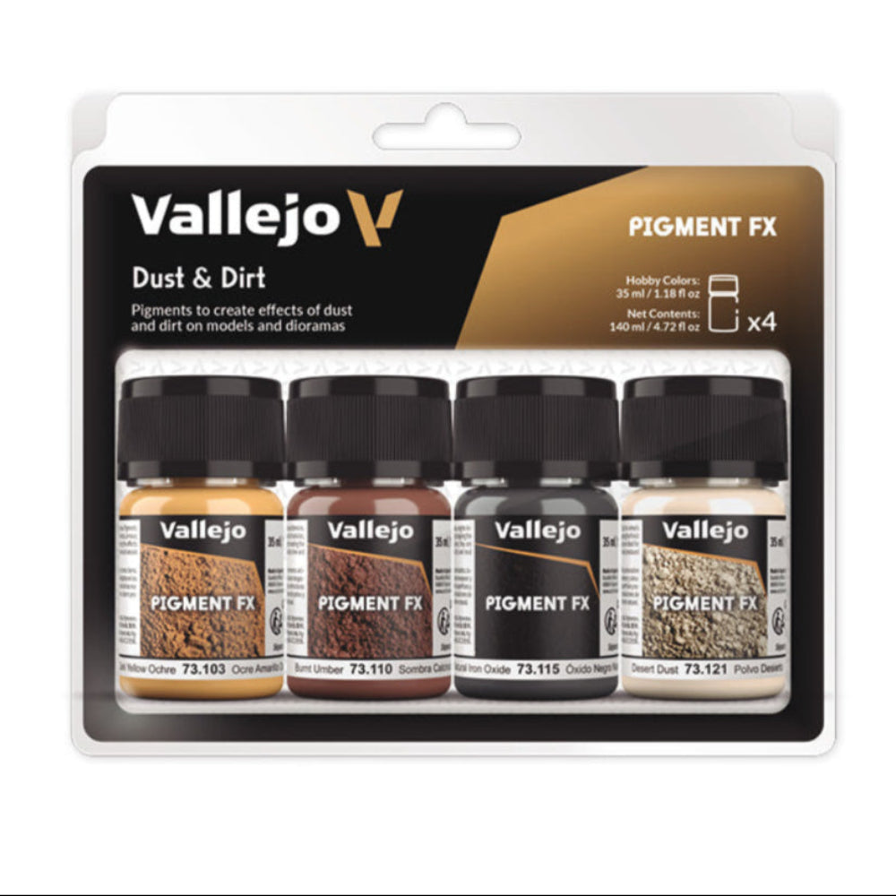 73190 Set Acrylicos Vallejo Pigmentos