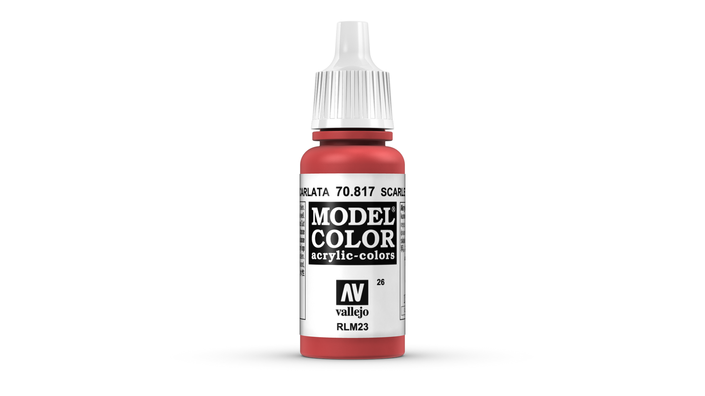 Model Color Escarlata