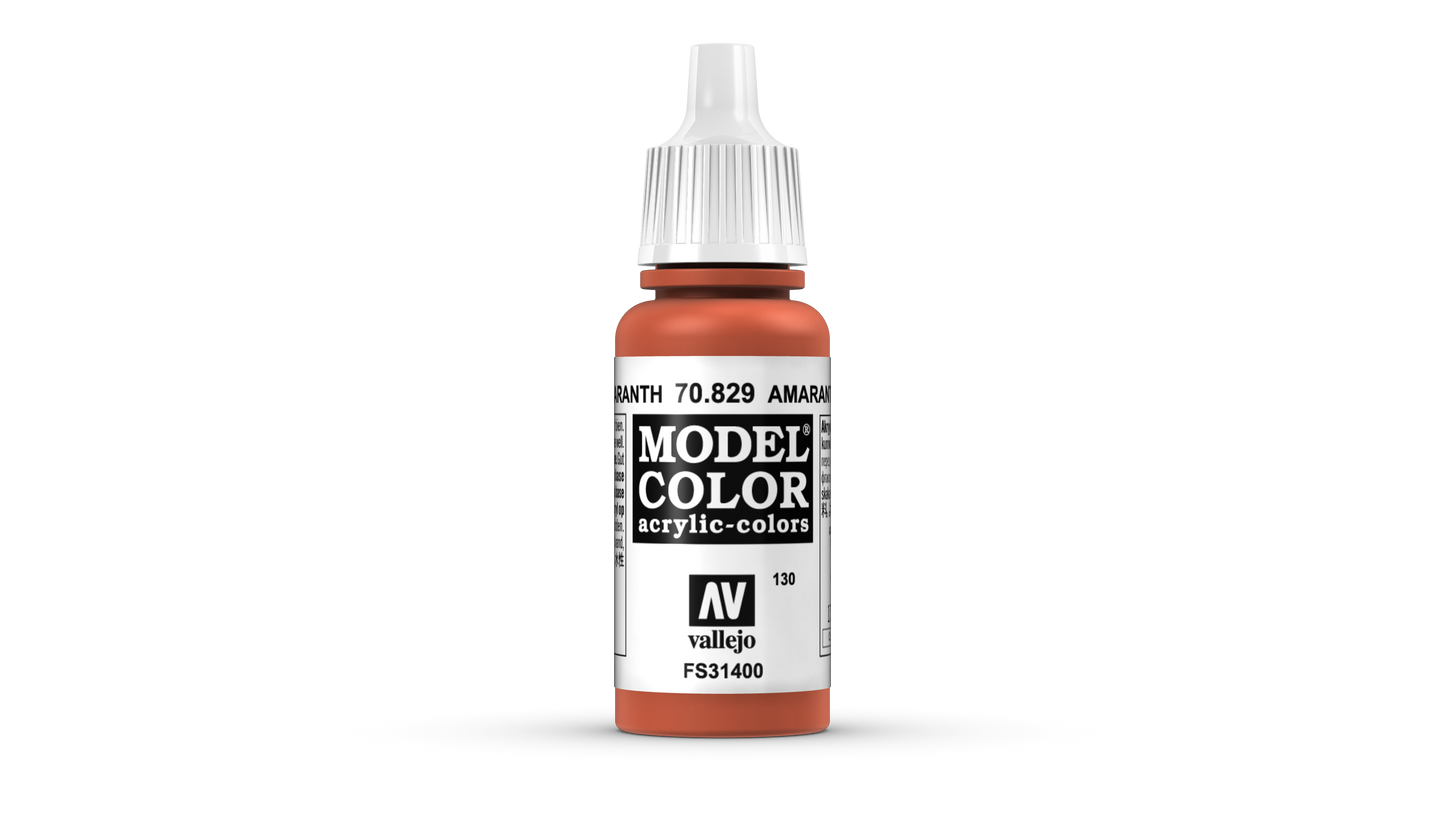 Model Color Rojo Amarantha