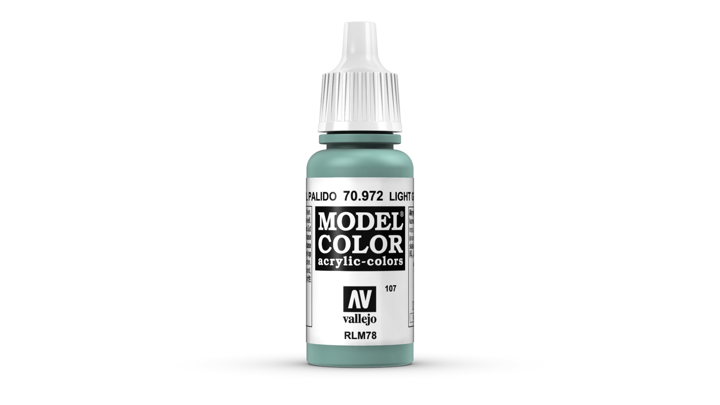 Model Color Verde Azul Pálido