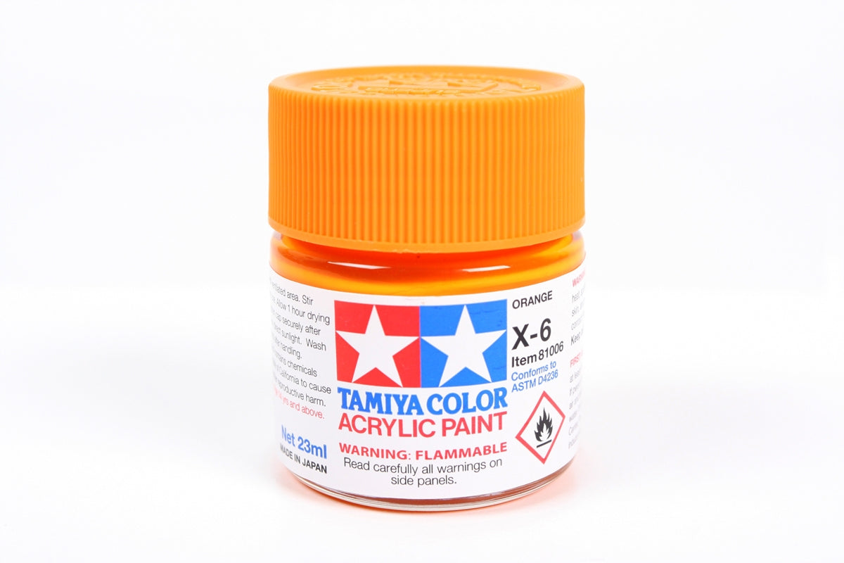 Tamiya Paint Gloss X-6 Orange