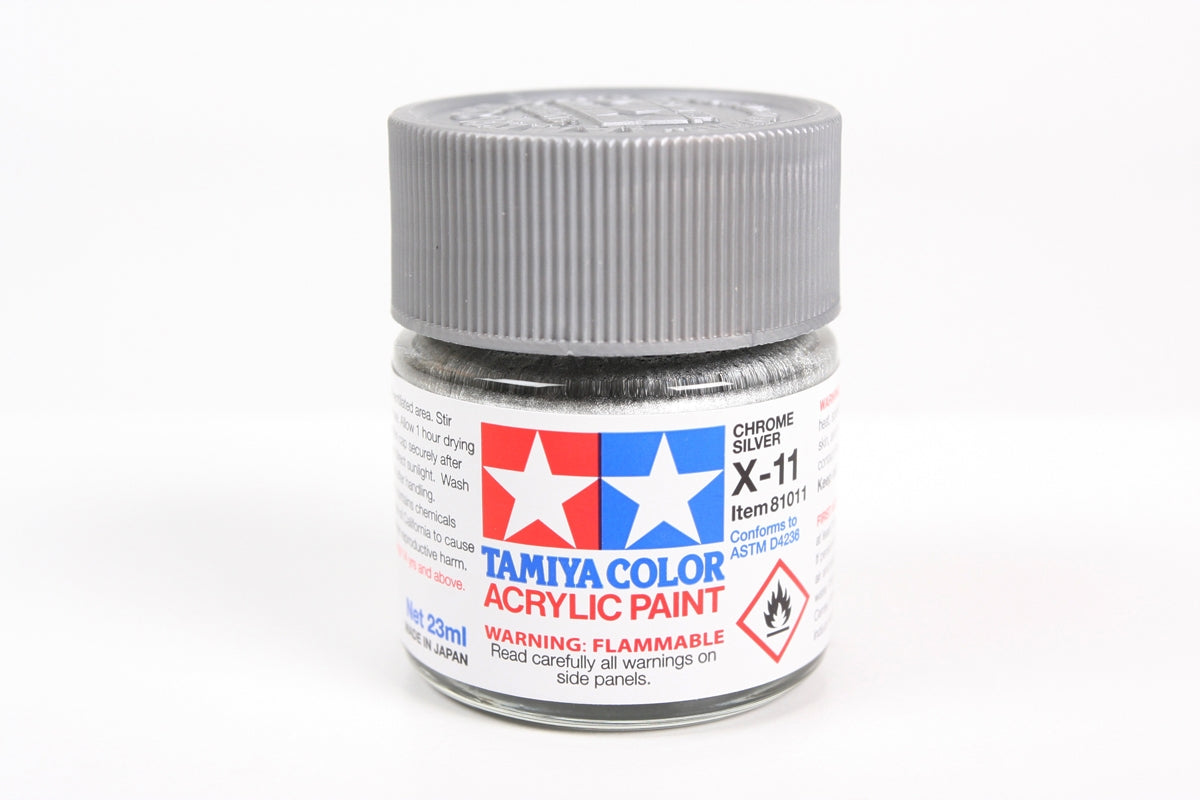 Tamiya Paint Gloss X-11 Chrome Silver