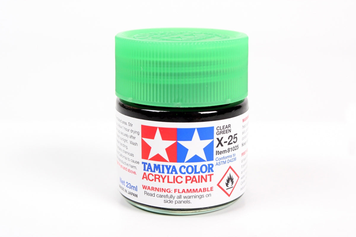 Tamiya Paint Gloss X-25 Clear Green