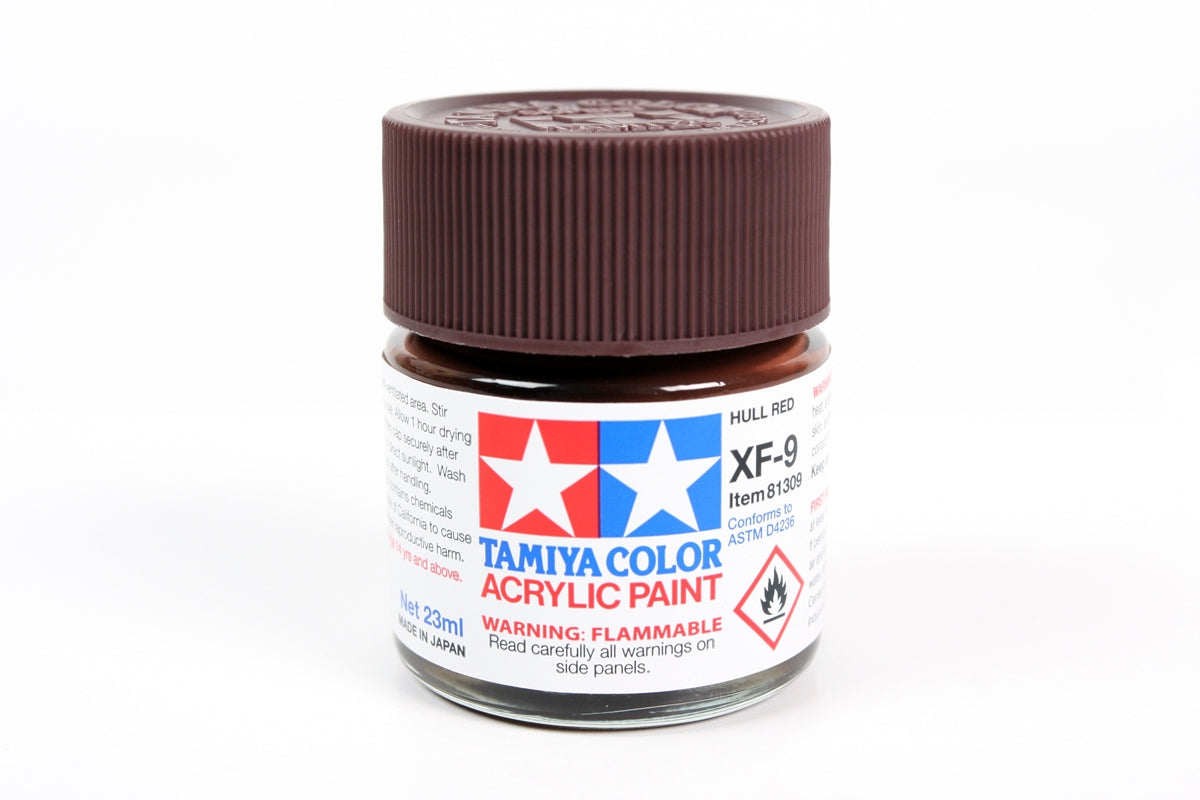 Tamiya Paint Flat XF-9 Hull Red