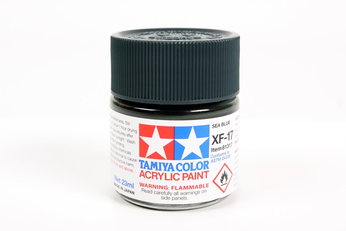 Tamiya Paint Flat XF-17 Sea Blue