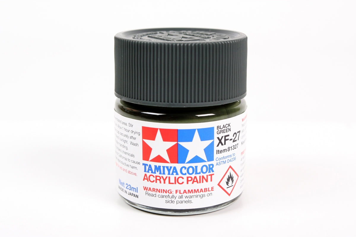 Tamiya Paint Flat XF-27 Black Green
