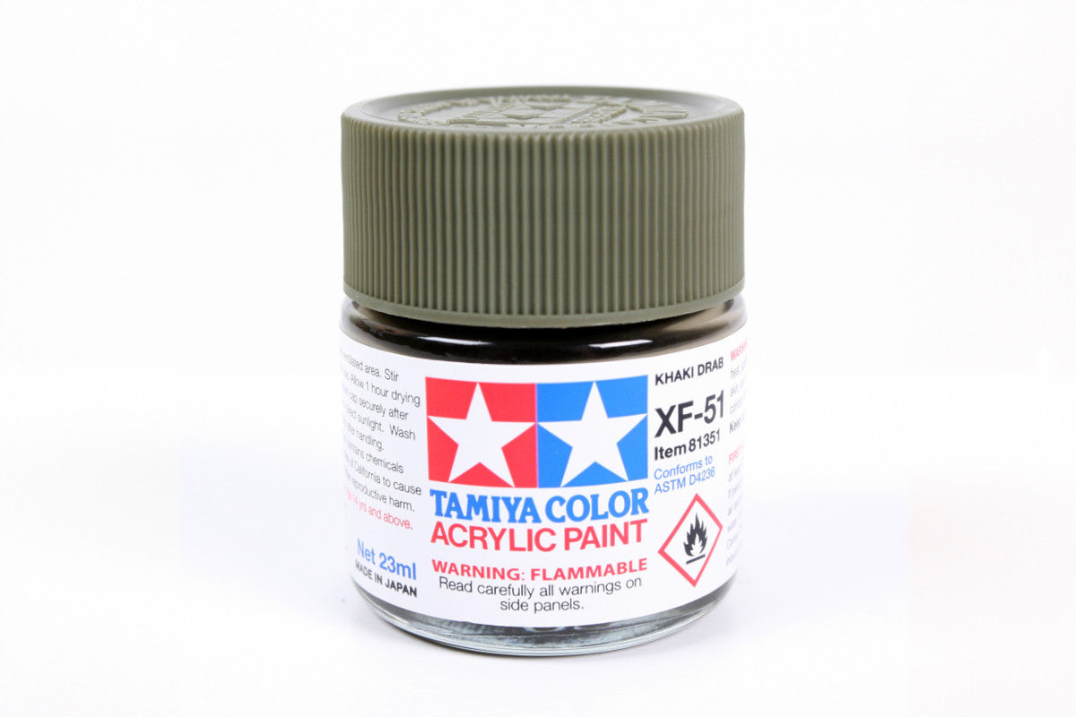 Tamiya Paint Flat XF-51 Khaki Drab