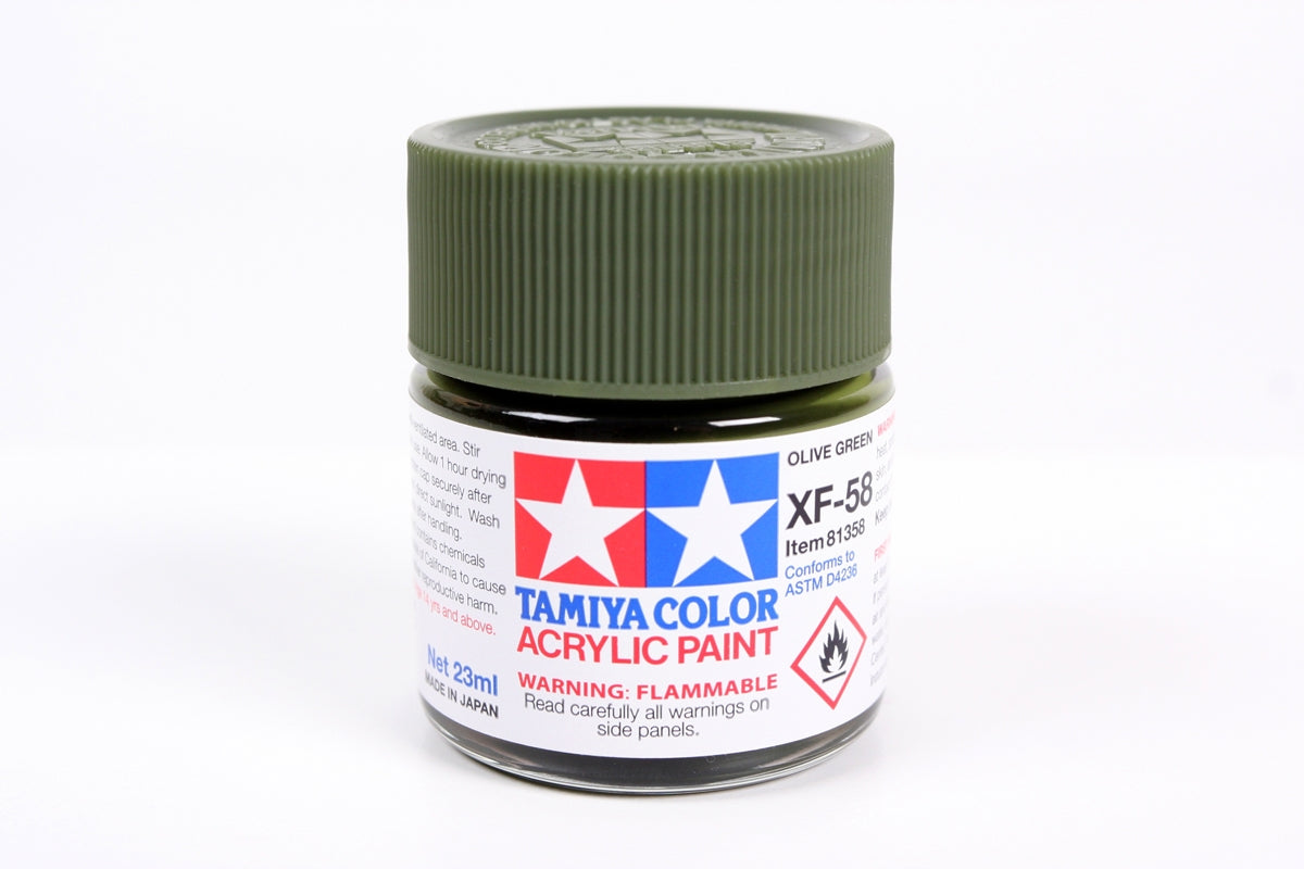 Tamiya Paint Flat XF-58 Olive Green