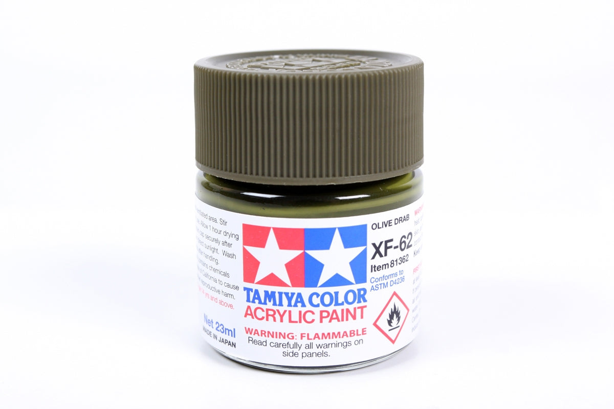 Tamiya Paint Flat XF-62 Olive Drab