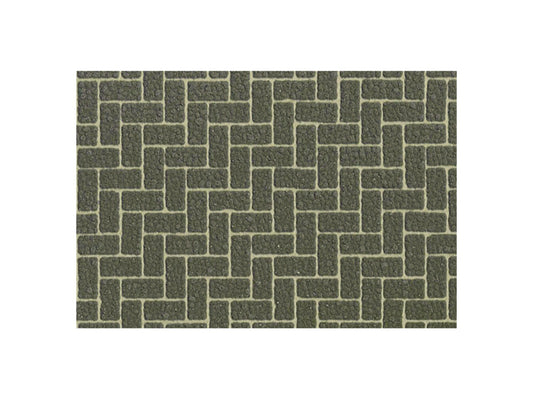 Diorama Material Sheet - Gray-Color Brickwork