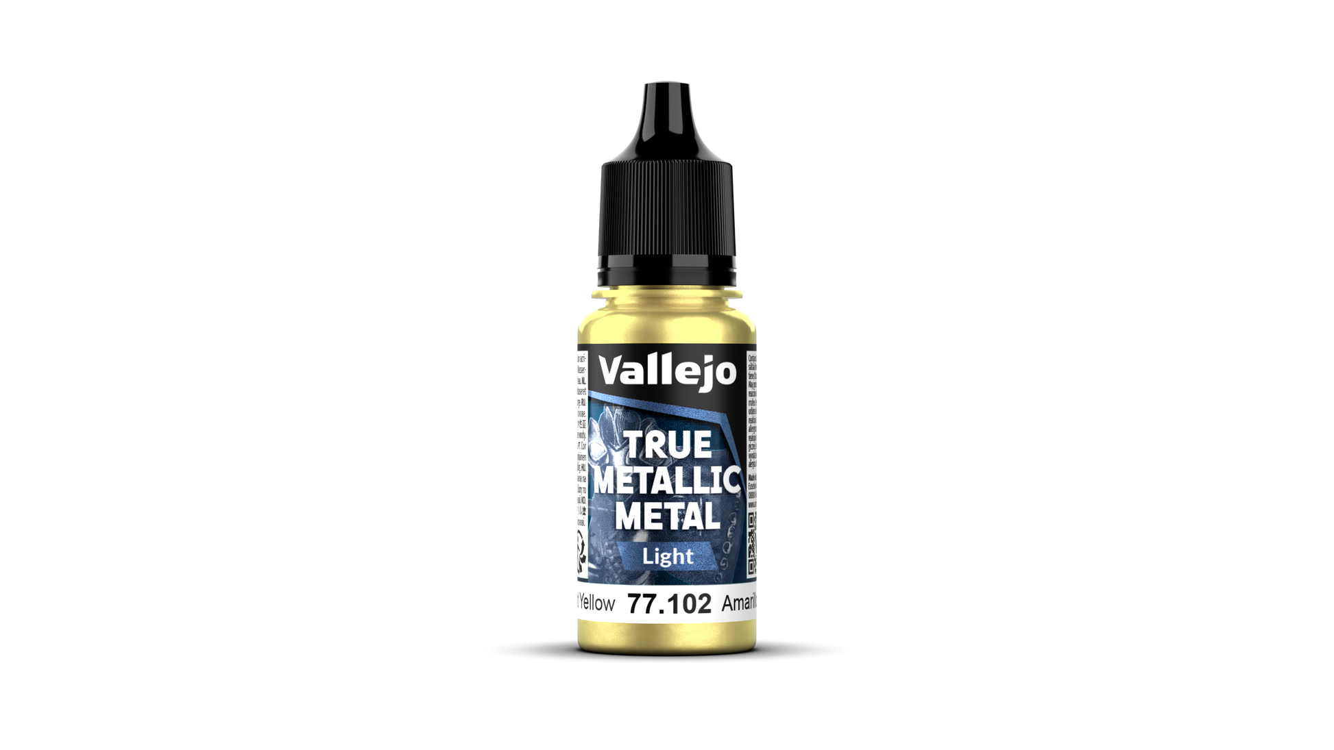 77102 Modelismo True Metallic Metal Vallejo Amarillo Radiante