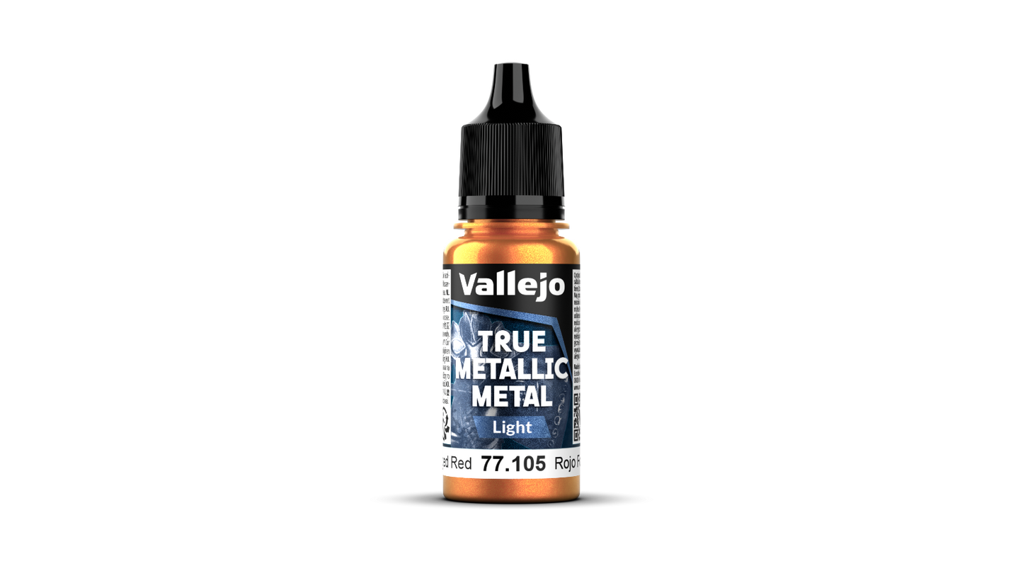 77105 True Metallic Metal modelismo Vallejo Rojo Forjado