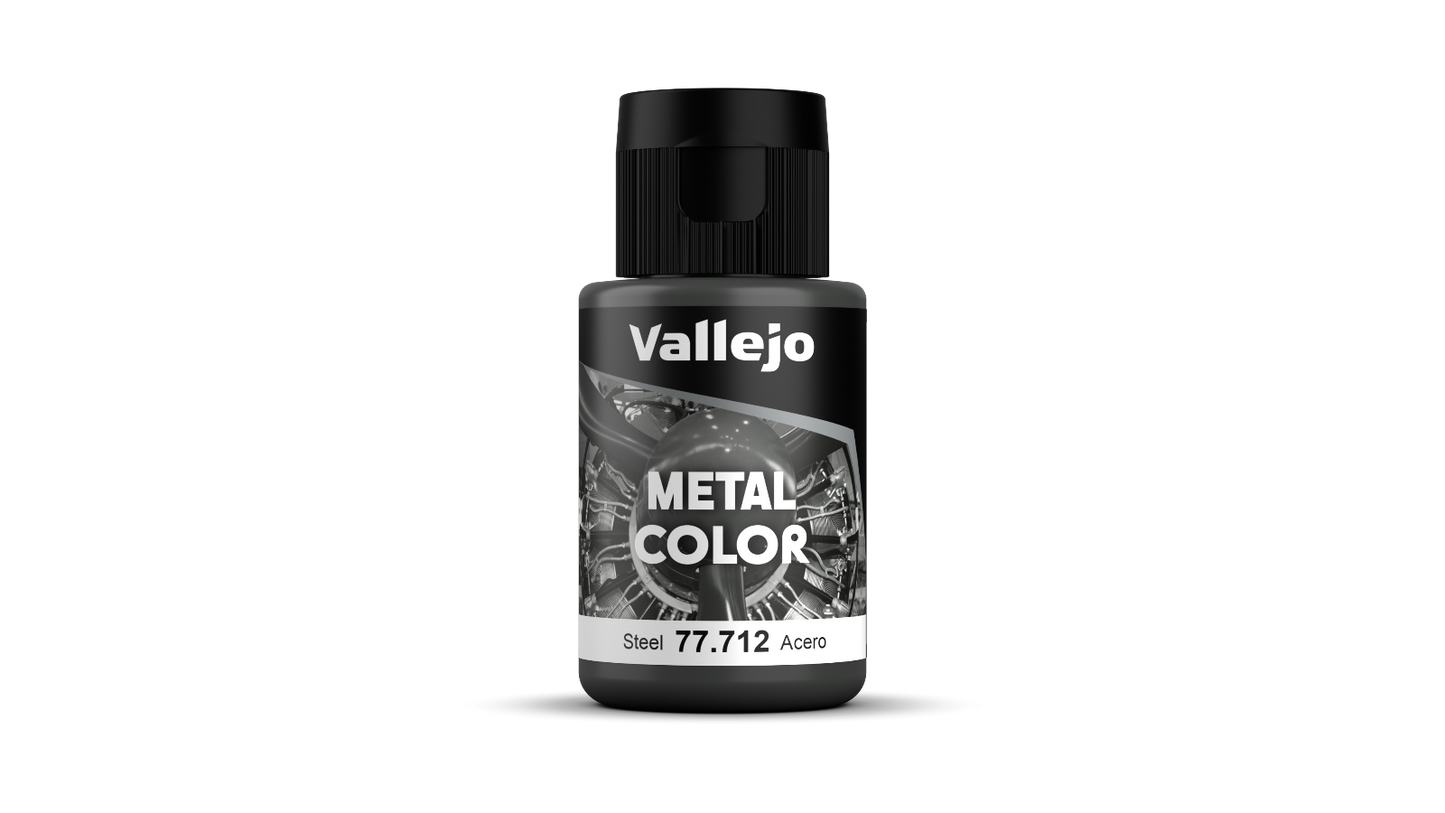77712 Metal Color Acero modelismo Vallejo