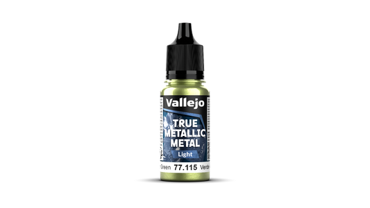 77115 True Metallic Metal Verde Ambar modelismo Vallejo