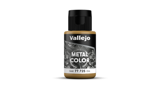 77725 Metal Color Oro modelismo Vallejo