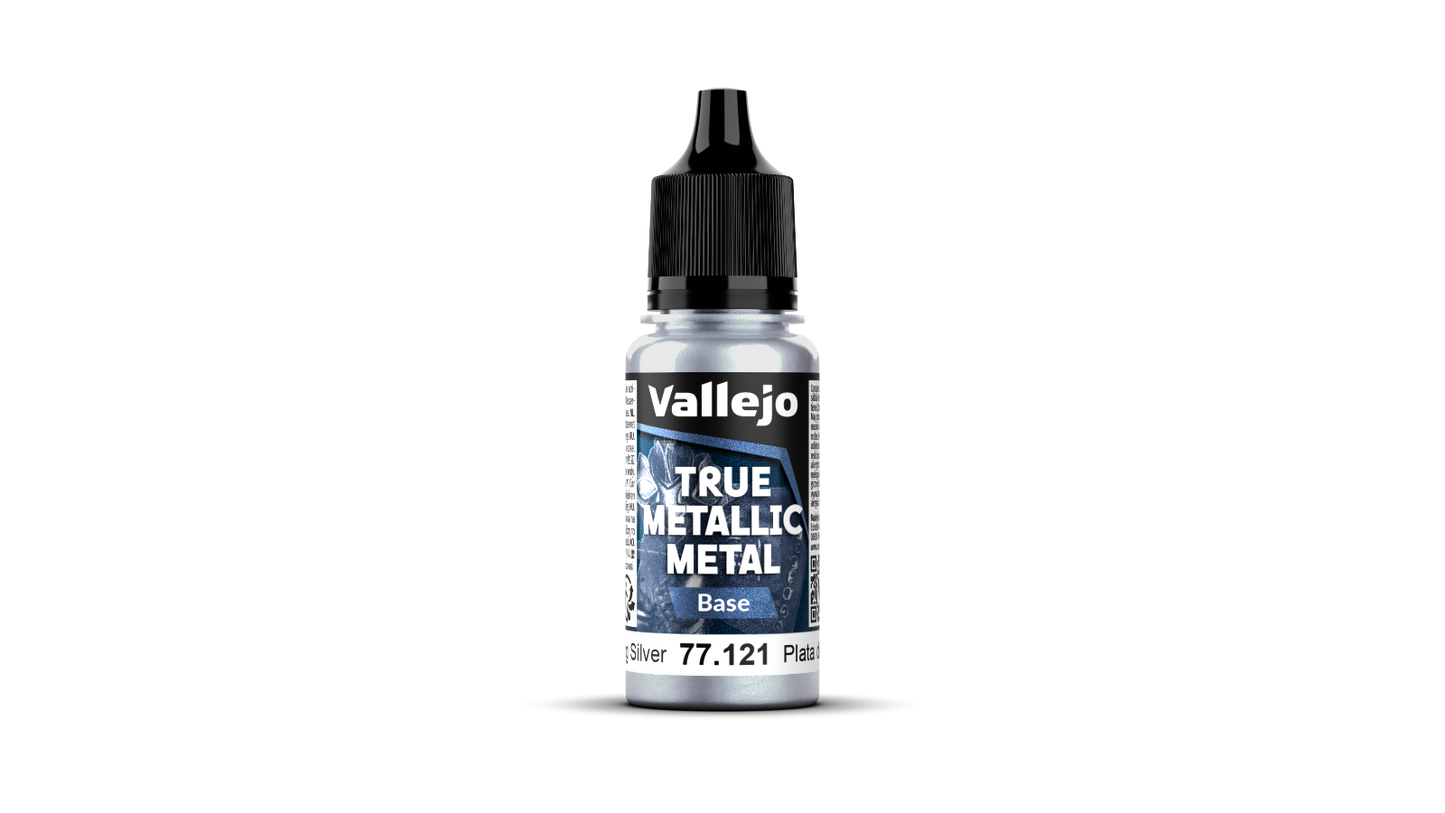 77121 Plata True Metallic Metal Modellismo Vallejo -Base-
