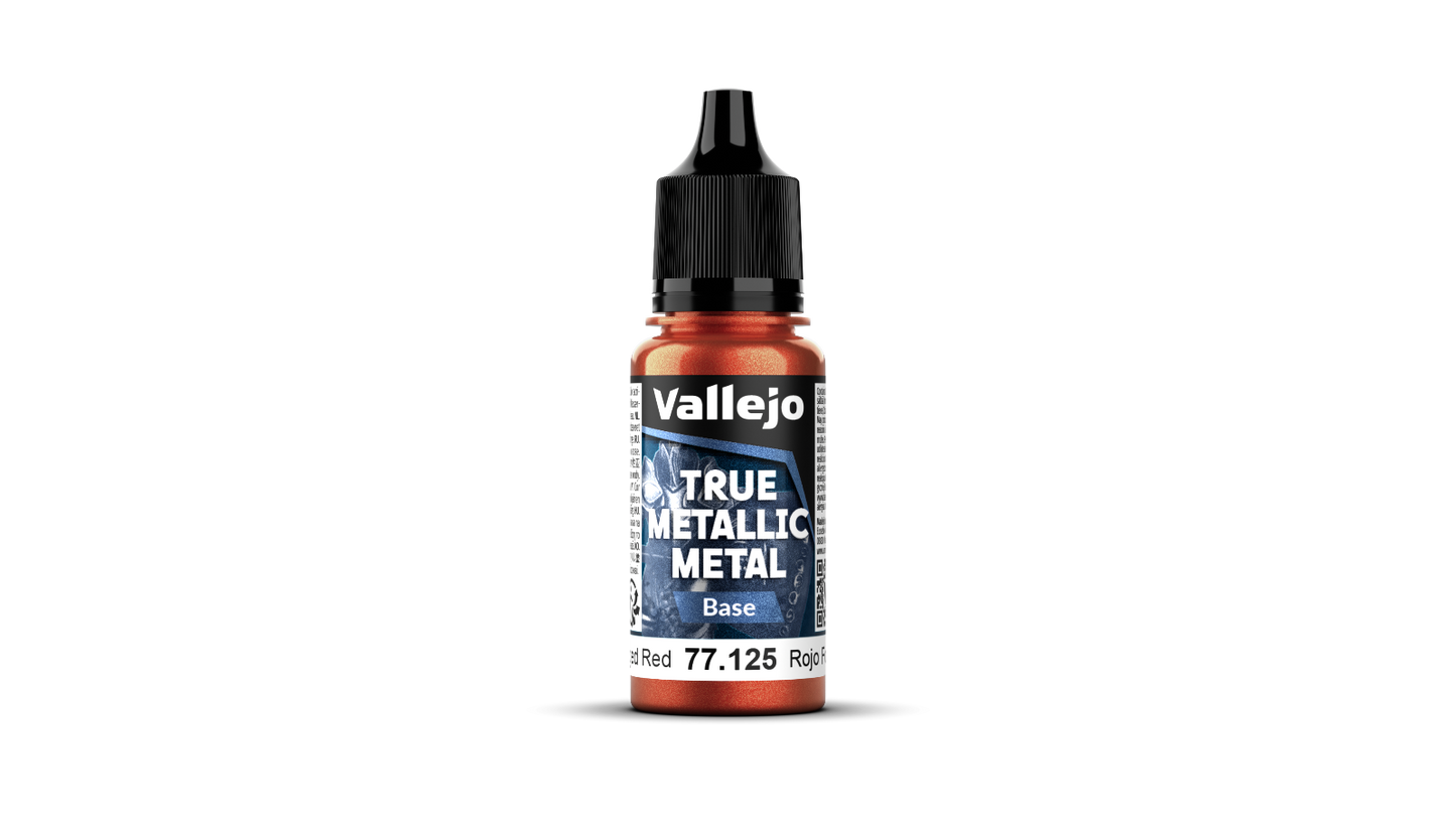 77125 True Metallic Metal Rojo Forjado modelismo Vallejo
