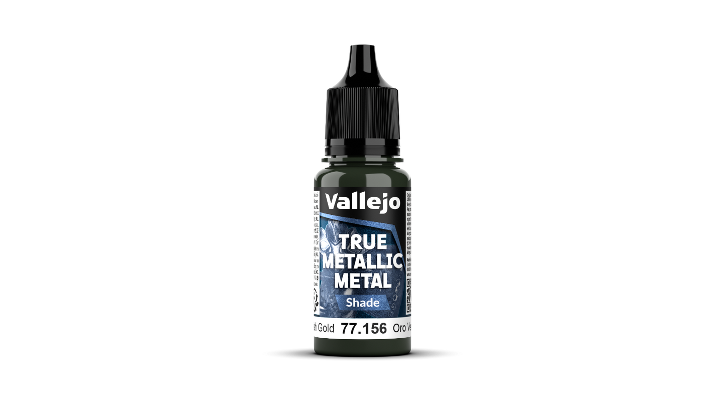77156 Oro Verde True Metallic Metal modelismo Vallejo