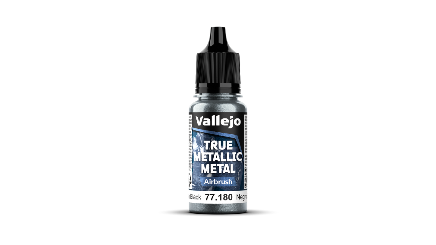 77180 Negro Obsidiana True Metallic Metal modelismo Vallejo