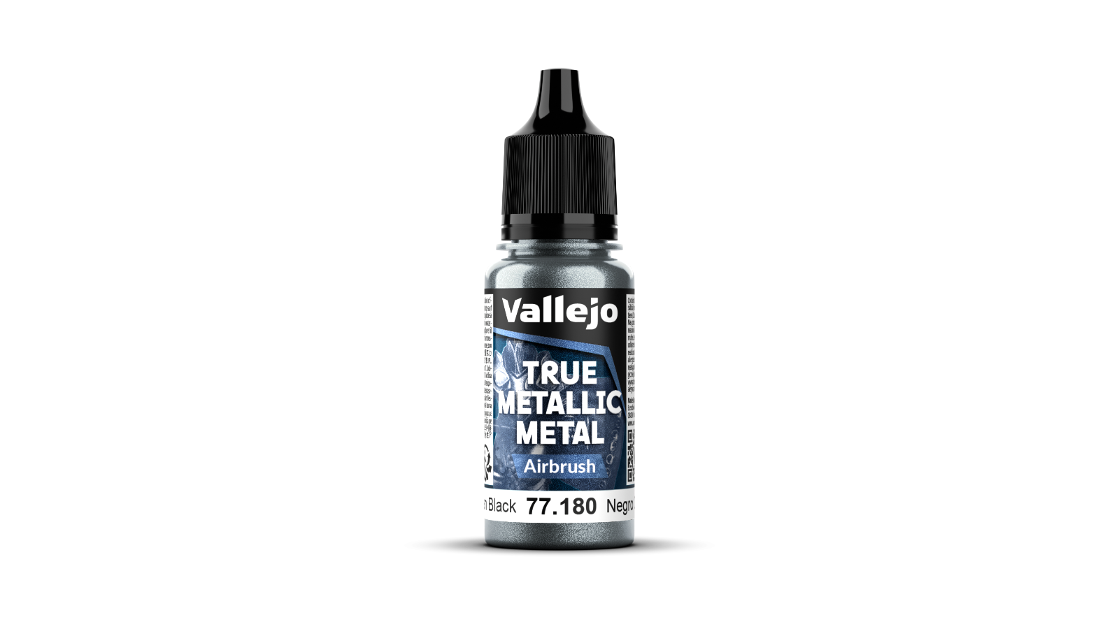 77180 Negro Obsidiana True Metallic Metal modelismo Vallejo