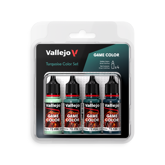 72390 GC Set Turquesa modelismo Acrylicos Vallejo