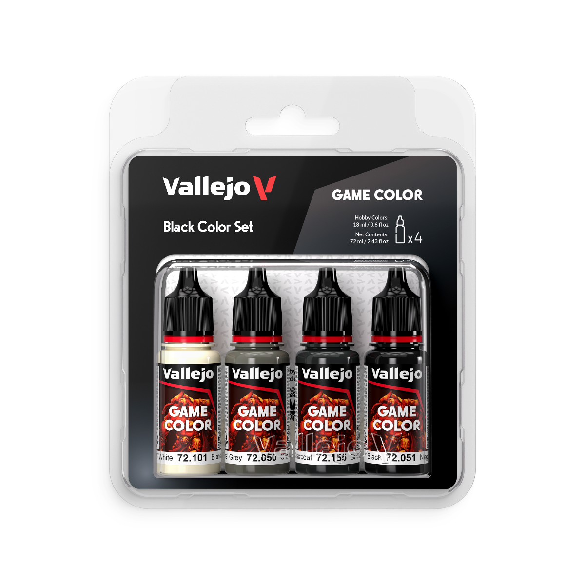 72393 GC Black Set GC modelismo Vallejo 