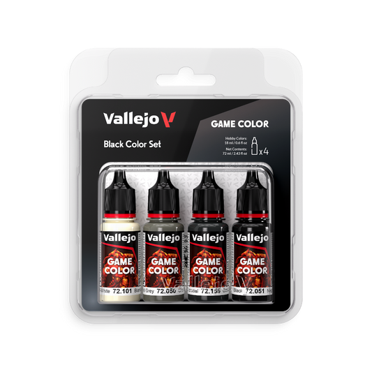 72393 GC Black Set GC modelismo Vallejo 