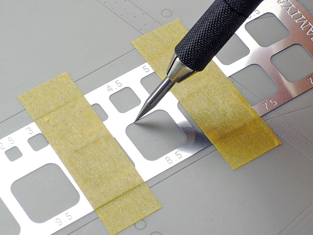 74156 Tamiya Modeling Template Square 1-10 mm