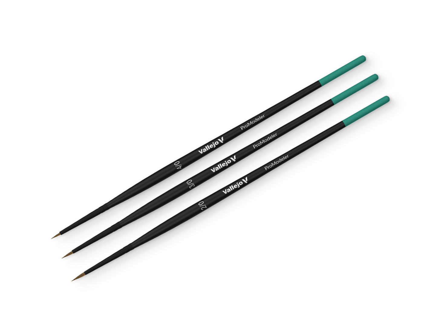 Set Pinceles Pro Modeler Definition modelismo Acrylicos Vallejo