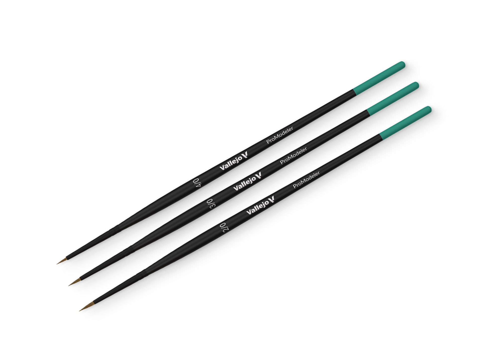 Set Pinceles Pro Modeler Definition modelismo Acrylicos Vallejo