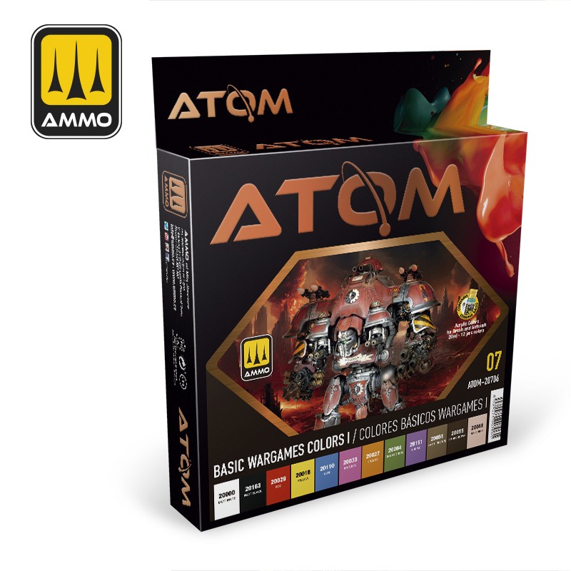 ATOM.20706 Colores Báiscos Wargames I