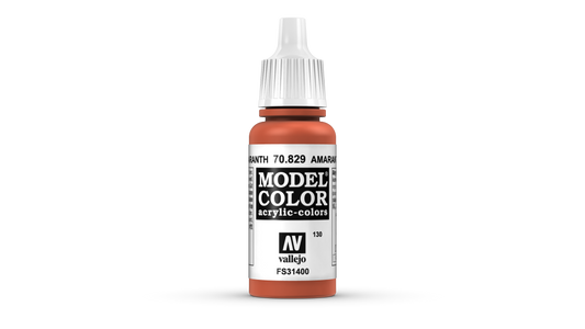 Model Color Rojo Amarantha