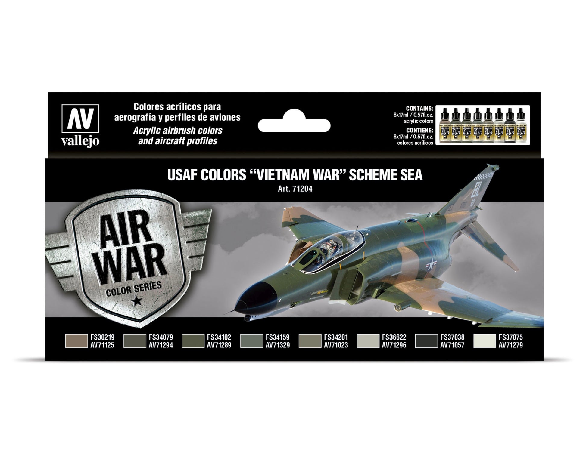 USAF Colors "Vietnam War" Scheme SEA (South East Asia)
