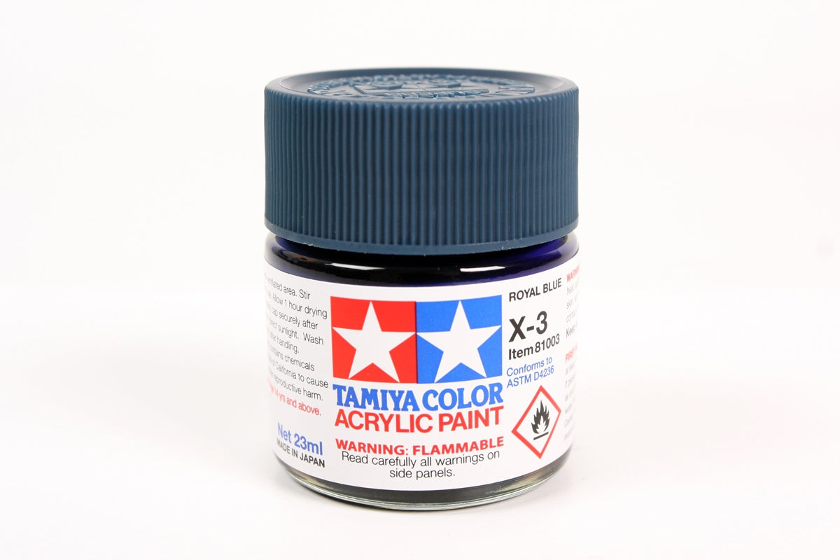 Tamiya Paint Gloss X-3 Royal Blue