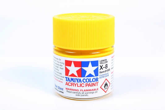 Tamiya Paint Gloss X-8 Lemon Yellow