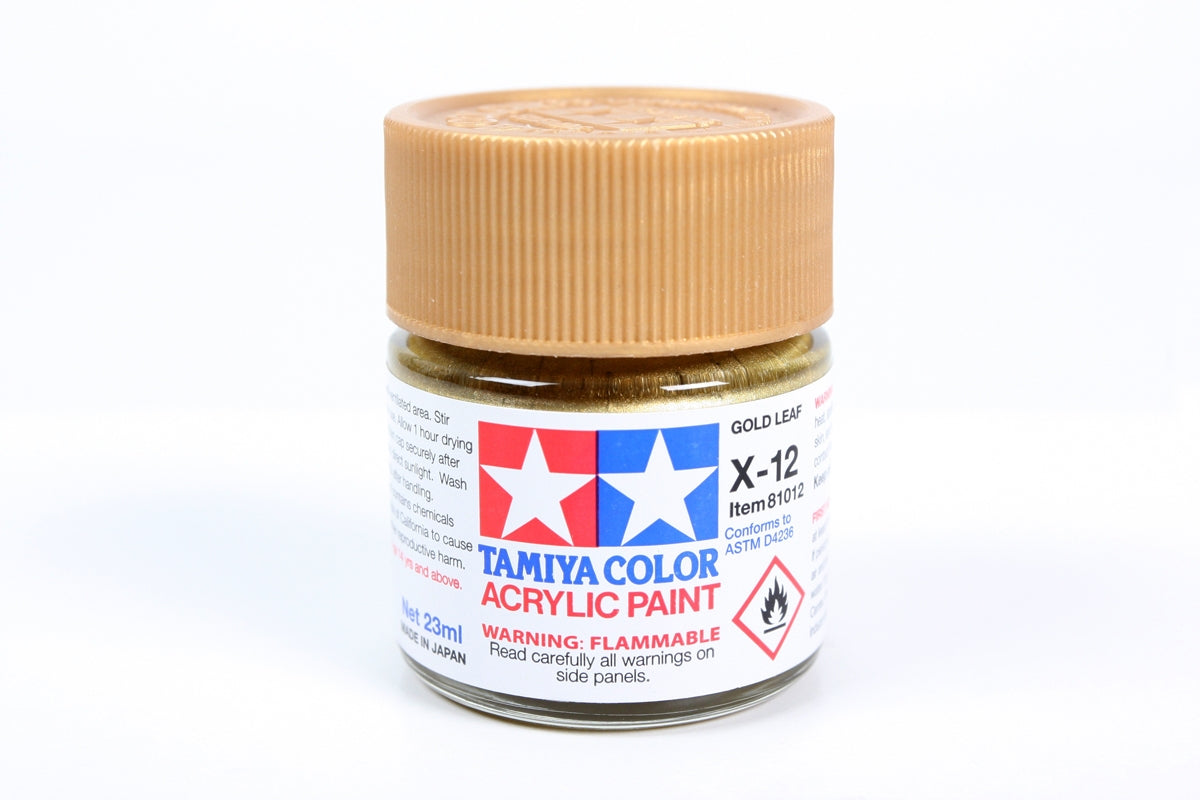 Tamiya Paint Gloss X-12 Gold Leaf