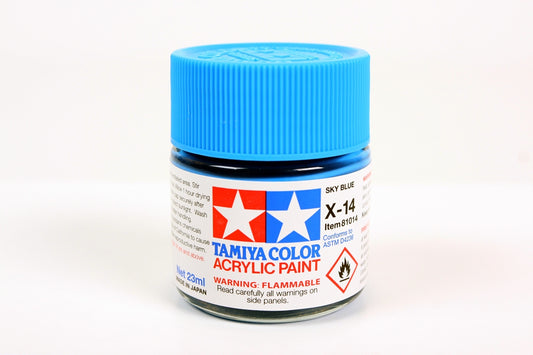 Tamiya Paint Gloss X-14 Sky Blue