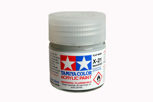 Tamiya Paint Gloss X-21  Flat Base