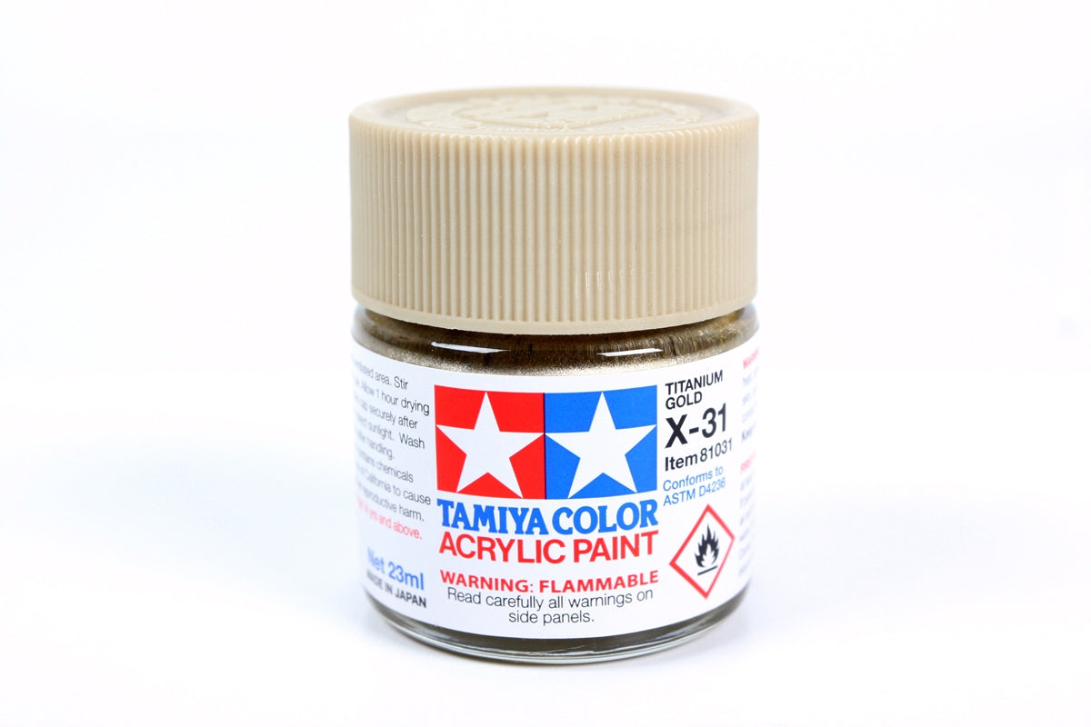 Tamiya Paint Gloss  X-31  Titanium Gold