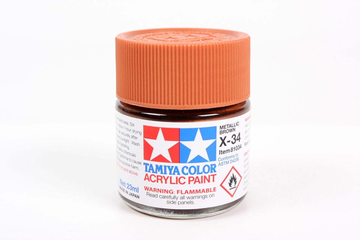 Tamiya Paint Gloss  X-34  Metallic Brown