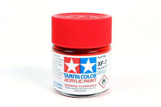 Tamiya Paint Flat  XF-7  Flat Red