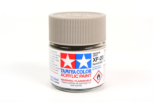 Tamiya Paint Flat  XF-20  Medium Grey